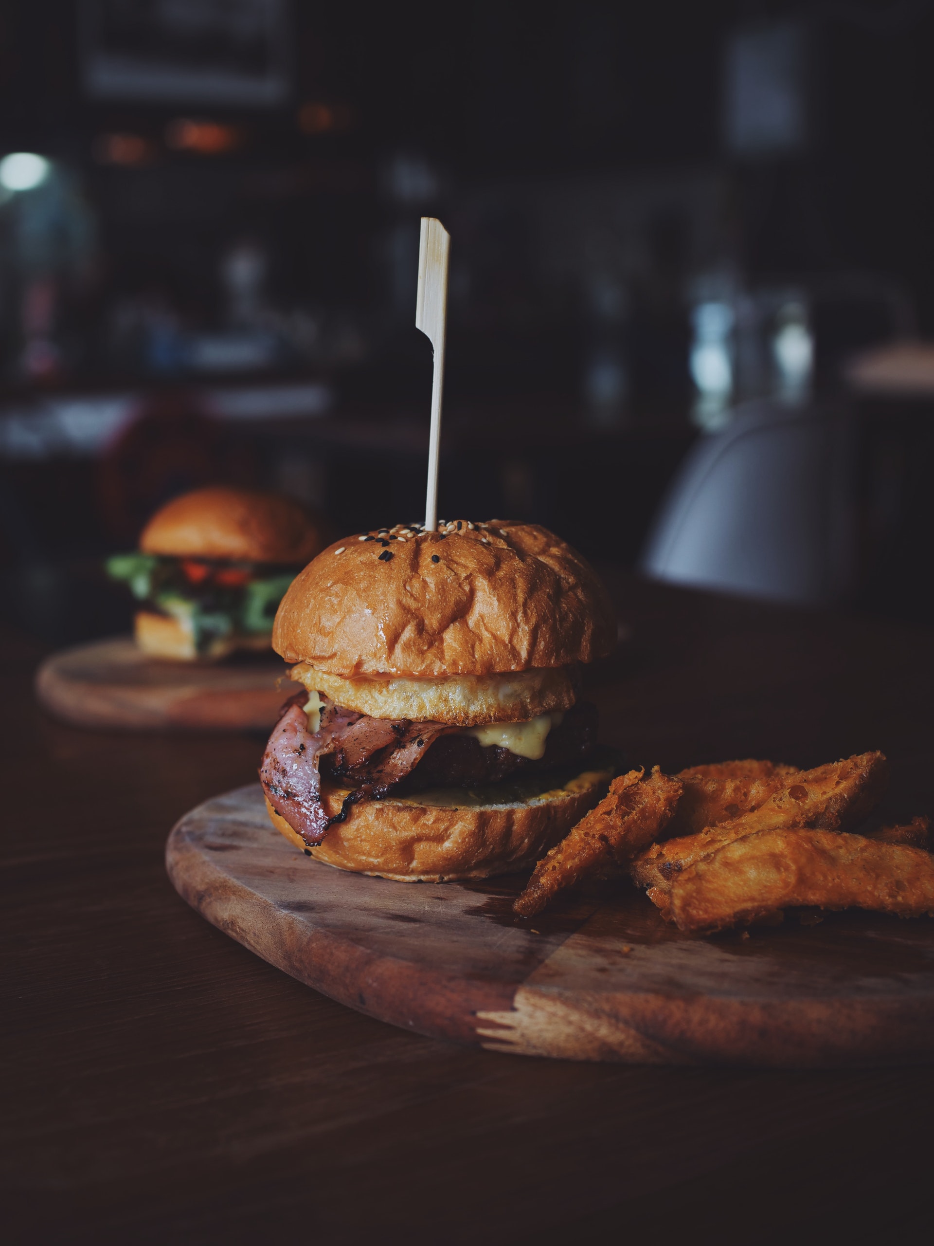 Triple Mixed Burger With Fries